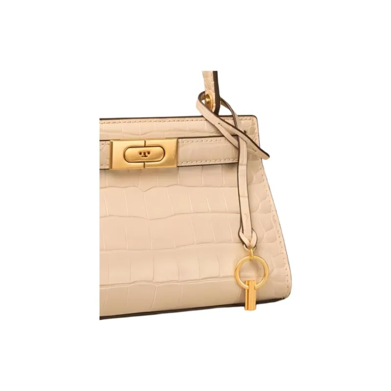 TORY BURCH Lee Radziwill Cow Leather Crossbody One Shoulder Handbag Mini Women's Light Pink-4