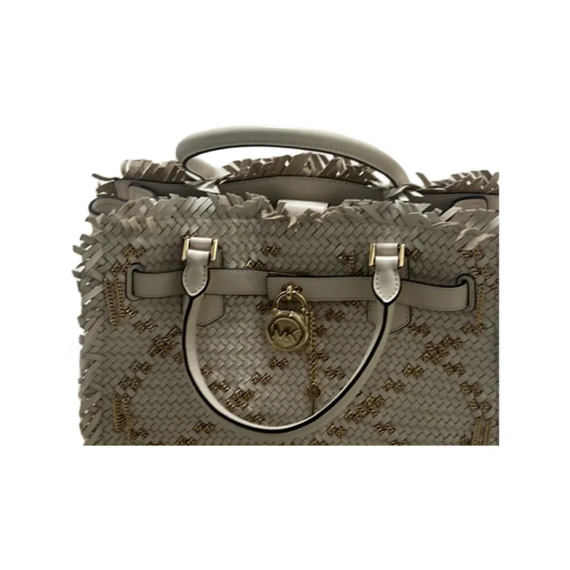 MICHAEL KORS Cow Leather Shoulder Bag Crossbody Bag Handbag Medium Size Women's White-3