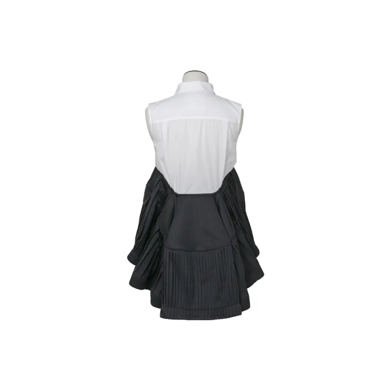 Sacai Panelled Blouse-1