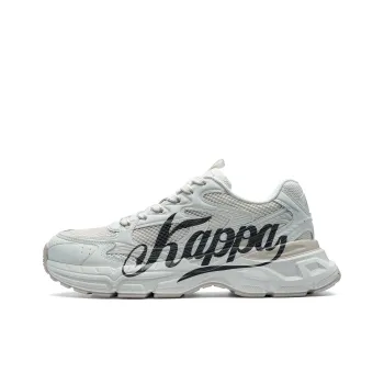 Kappa Back to Back Anti Slip Wear Resistant Low Top Chunky Sneakers Unisex Malt Beige/Black