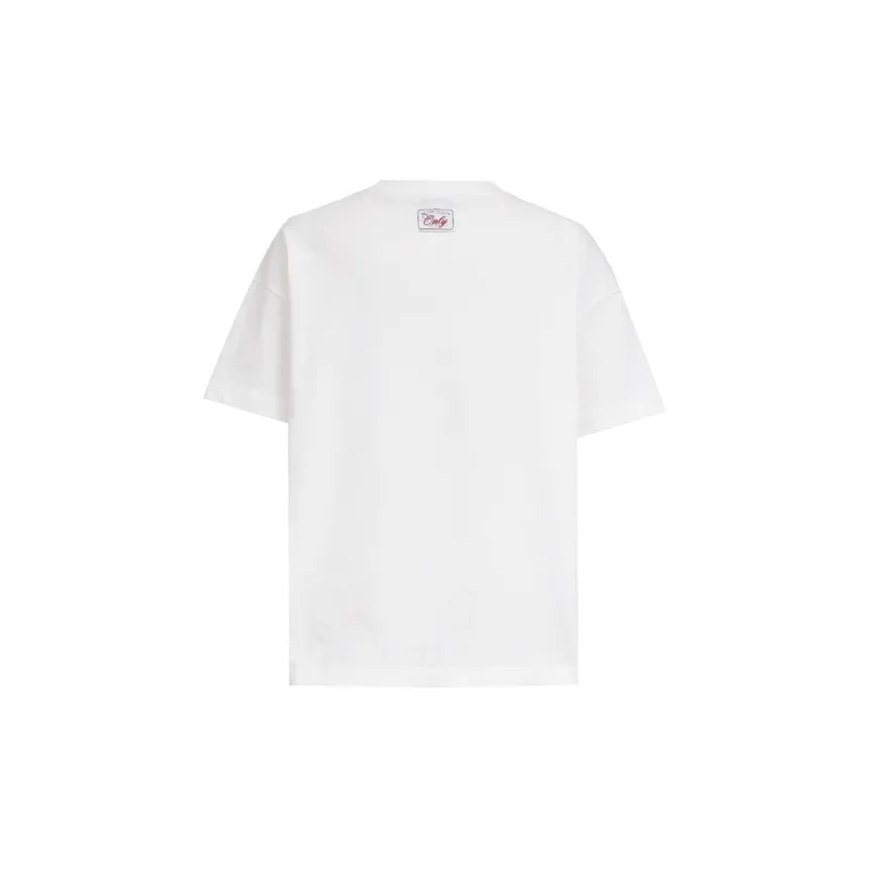 ONLY T-Shirt Women's Snow Lotus White-1