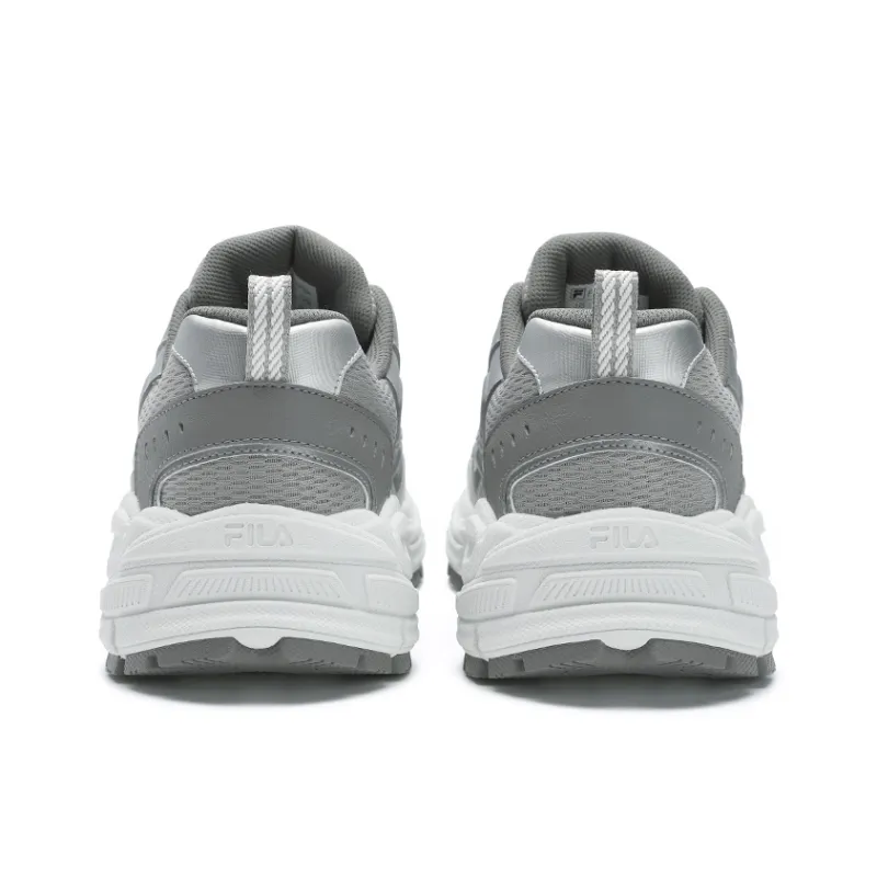 FILA Cushioning Wear-Resistant Low-Top Running Shoes Men's Gray-4