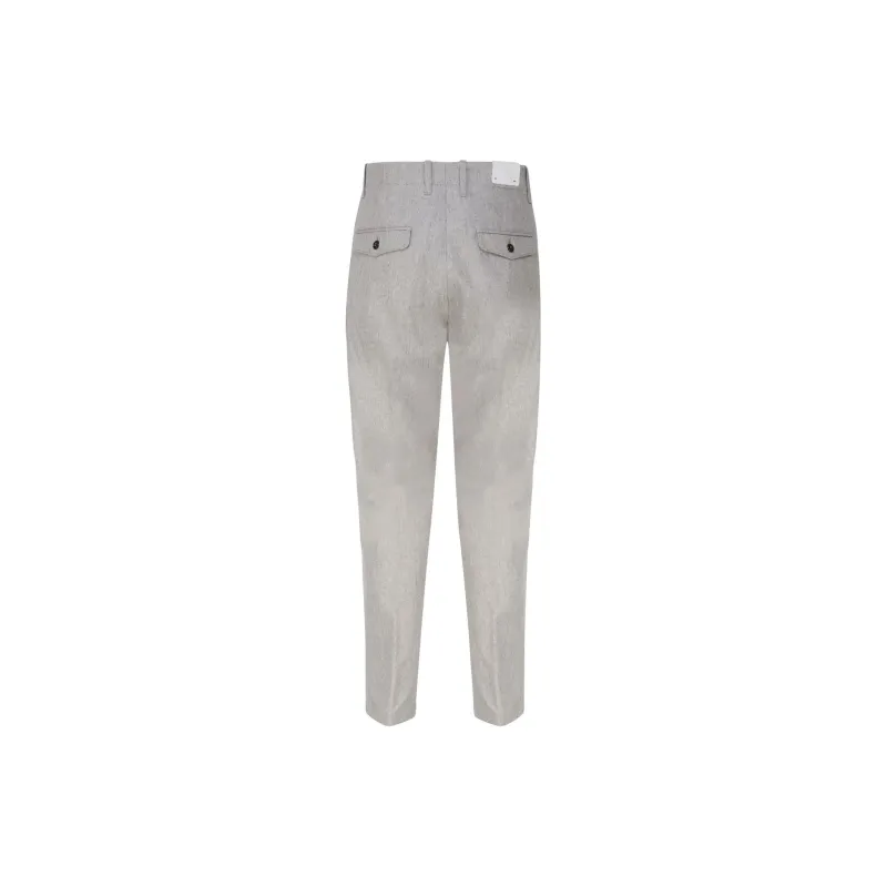 Eleventy Pleat detail Trousers-1