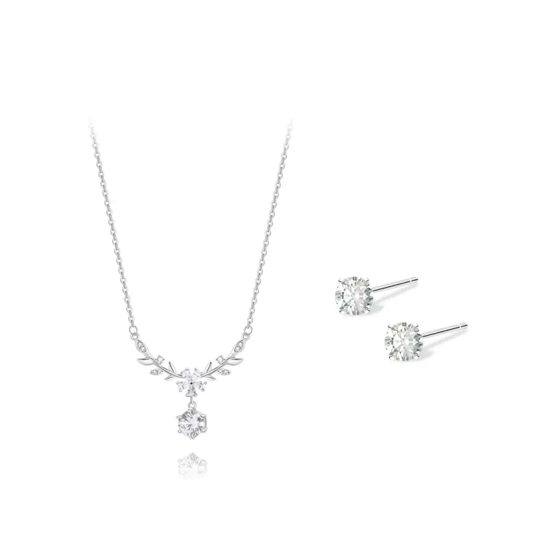 BLANK IN BLANK Sterling Silver Necklaces Women's Bestie Girlfriend Couple Box-9