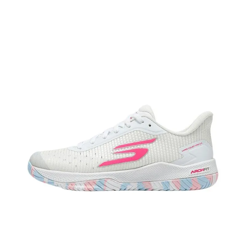 Skechers Abrasion Resistant Low Top Training Shoes Women's White-0