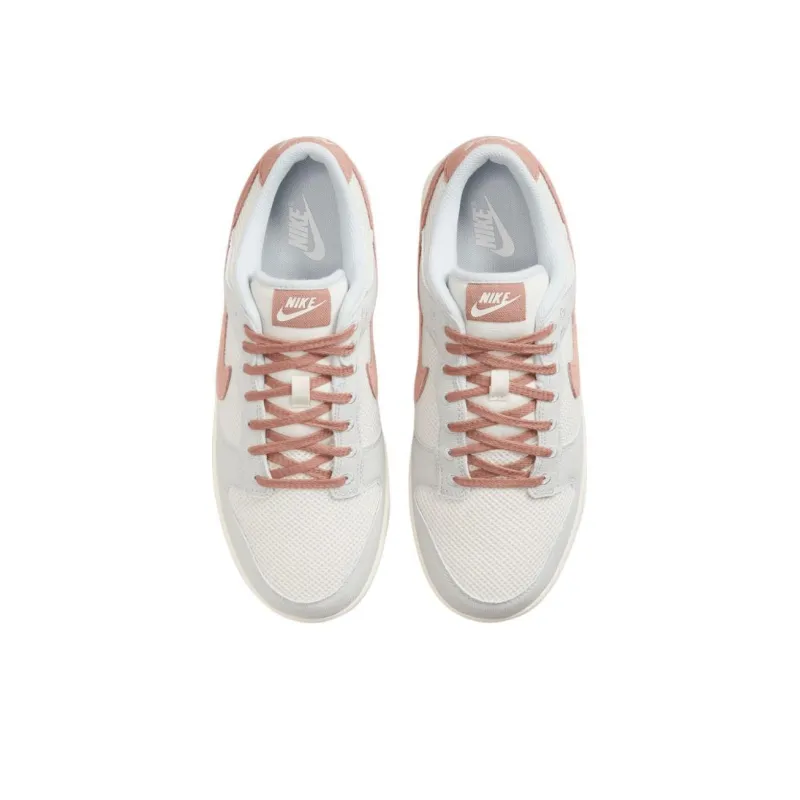 Nike Dunk Low Retro Se Pure Platinum Phantom Pale Ivory Fossil Rose-2