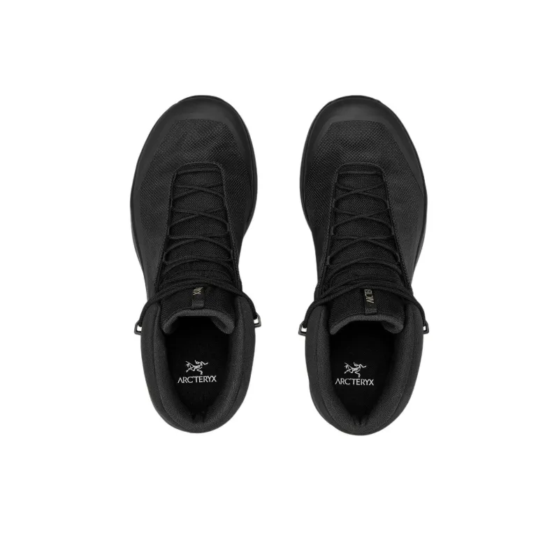 Arcteryx Anti-Slip Wear-Resistant Mid-Top Trekking Shoes Men's Black-1
