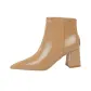 Khaki Fleece-Lined[Heel Height 6.5cm]