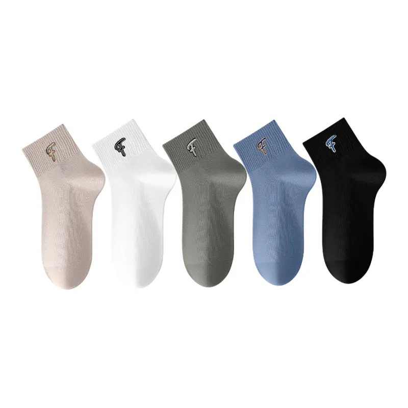 Lan Miao Mid-Calf Socks Men's 5 Pack-8