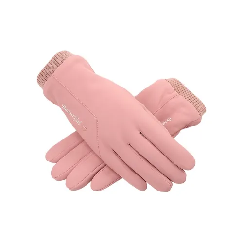 NANJIREN Warm Gloves Women's Pink