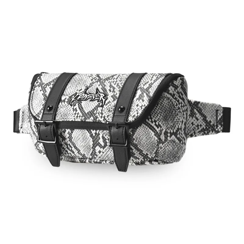 GLORY&CO PVC Crossbody Bag Regular Men's Gray White-1
