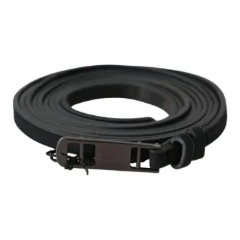 COSTUME NATIONAL Fabric Leather Belts Unisex Black -
