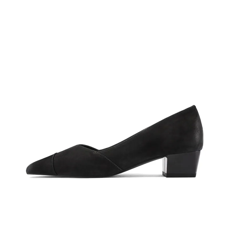 XICUNMINGWU High Heels Women's Black/Caramel-7