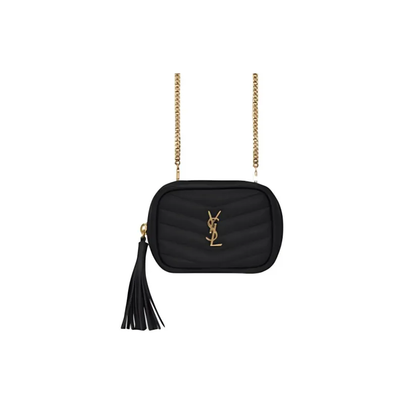 SAINT LAURENT Baby Lou Bag Black-0