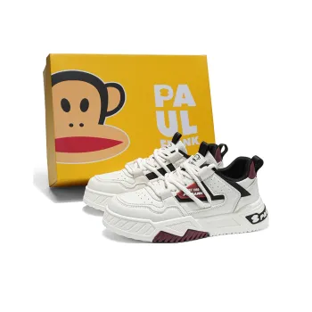 PAUL FRANK Slip Resistant Water Resistant Height Increasing Low Top Skateboard Shoes Men's