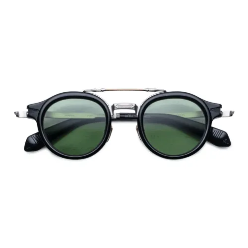 JACQUES MARIE MAGE Titanium Alloy Β Titanium Acetic Acid Fiber Resin Aviator Sunglasses Unisex Black