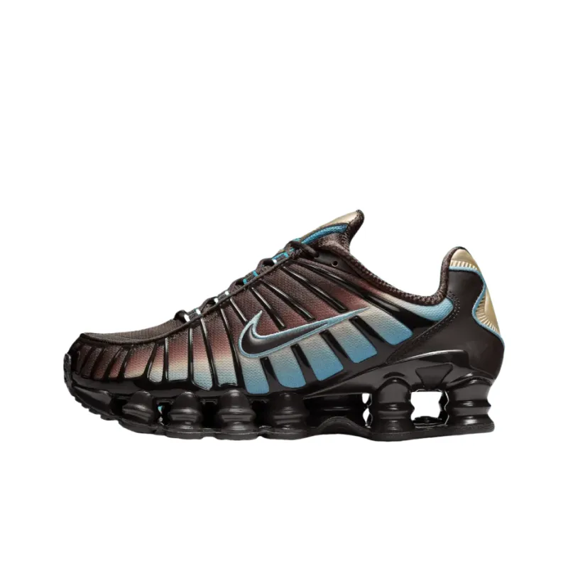 Nike Shox Tl Velvet Brown Denim Turquoise Women's-0