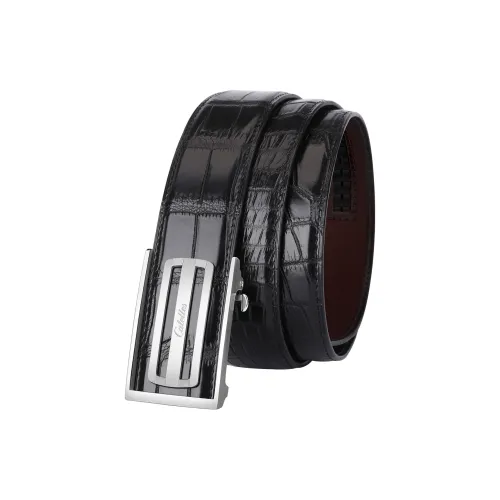 CATELLES Crocodile Leather Leather Belts Men's 3.5cm 3.8cm
