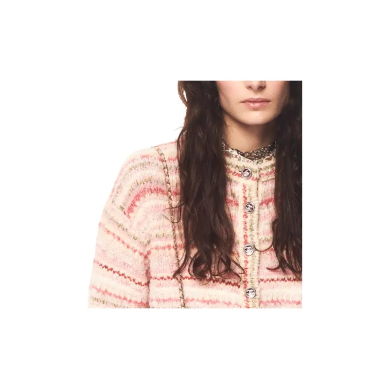 CHANEL FW24 Knitwear Women's Red White-2