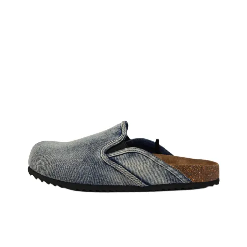 DIESEL D Woodstock Slip On Denim Mules