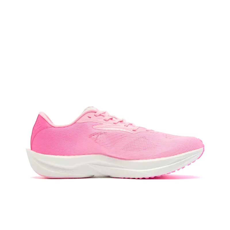 QIAODAN Feiteng 2.0 Running Shoes Men Low Top Cherry Blossom Pink/Aurora Pink-1