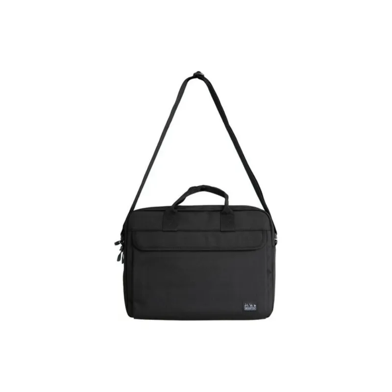 BROMPTON Nylon One Shoulder Crossbody Portable Briefcases Regular Unisex Black-1