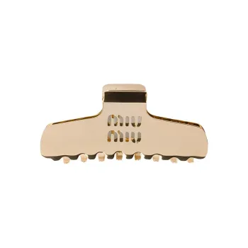 MIU MIU Hair Clips Women's Gold
