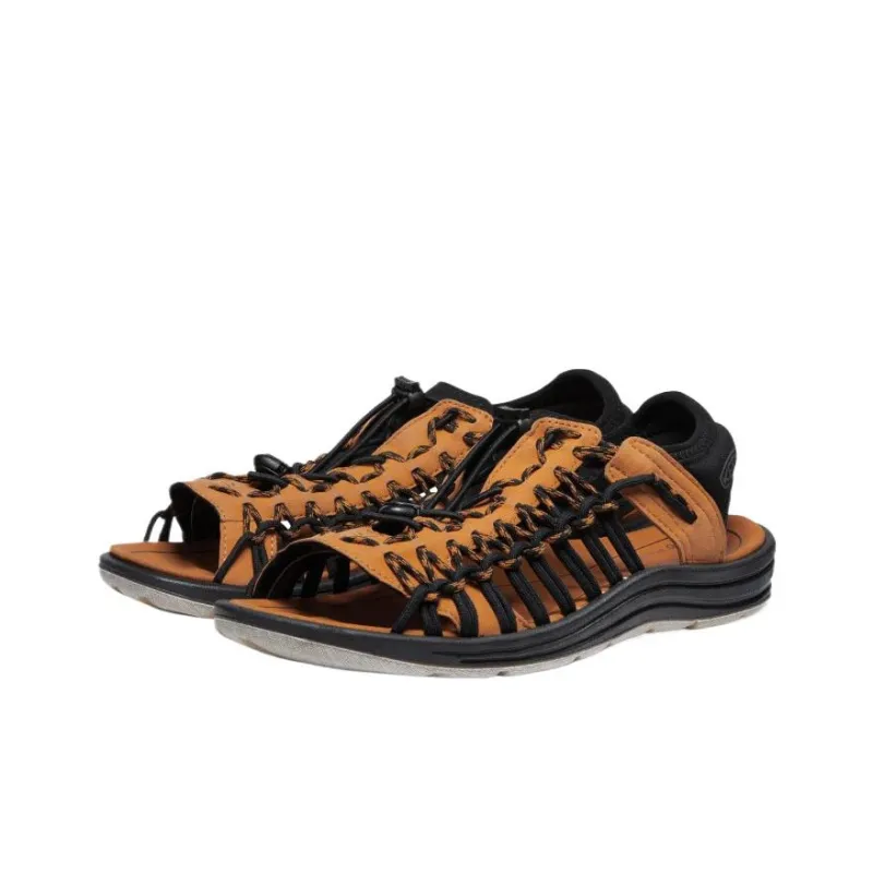 KEEN UNEEK 2 Beach Sandals Men's Orange Black-2