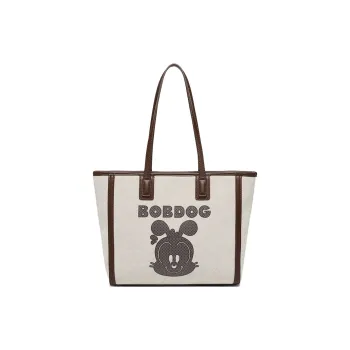 BOBDOG Canvas Canvas Bag Shoulder Bags Large Size Women's Brown