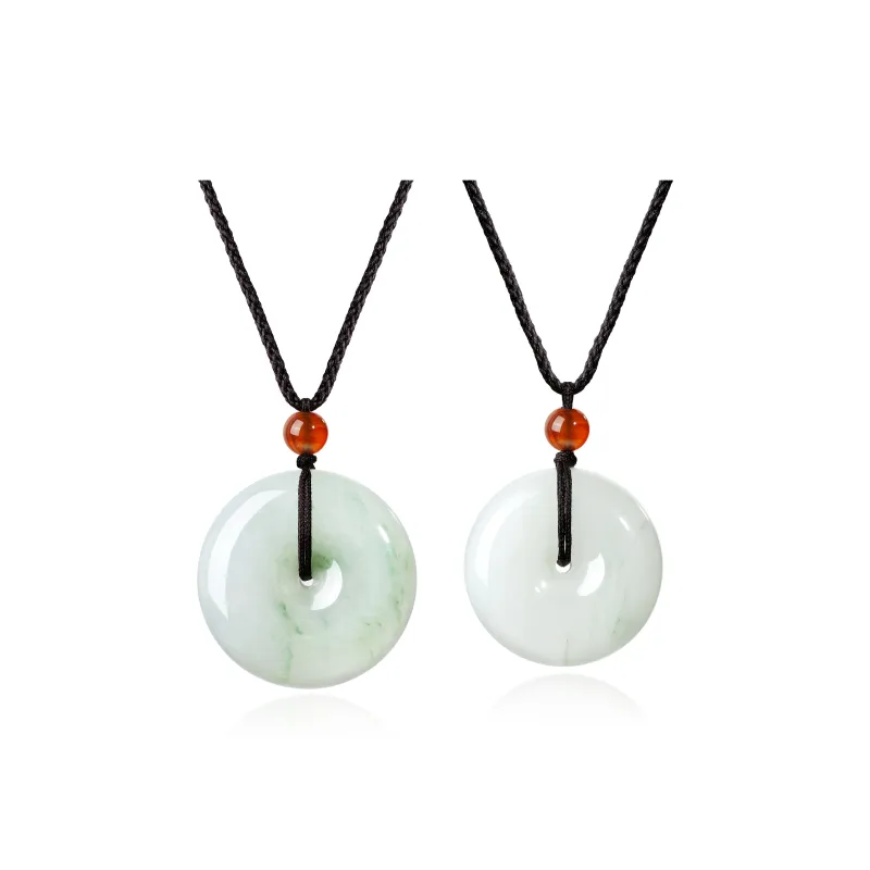 Central Fashion Tianshan Jade Necklaces Unisex-0