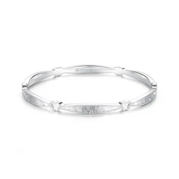 IDEAL 999 Fine Silver Bangles Women's
