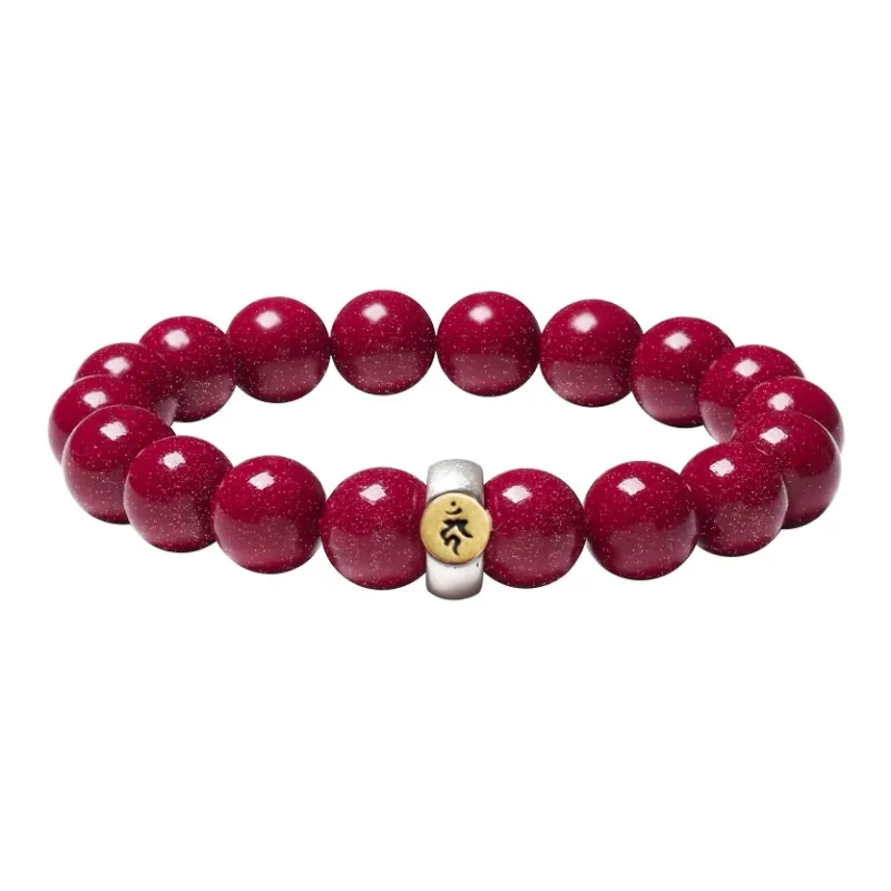 LIANGYUXI Cinnabar Jade Bracelets Unisex-11