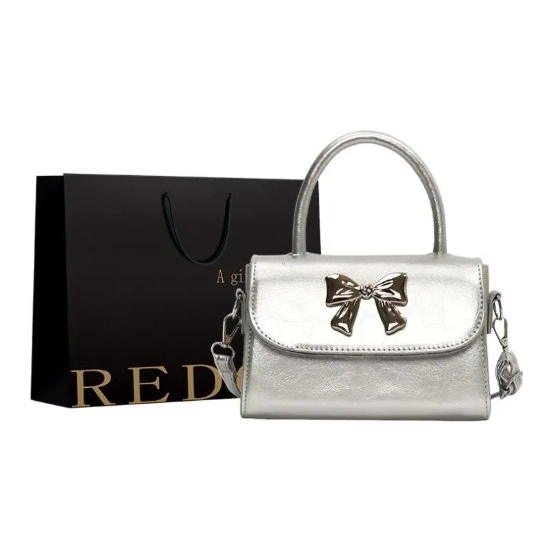 REDOO PU Shoulder Bag Crossbody Bag Handbags Regular Women's White/Silver/Black/Pink-5