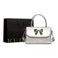Silver+Shopping Bag