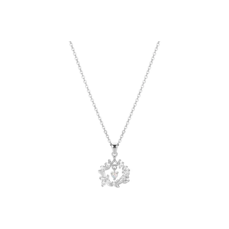 Clect Synthetic Cubic Zirconia Necklaces Women's-0