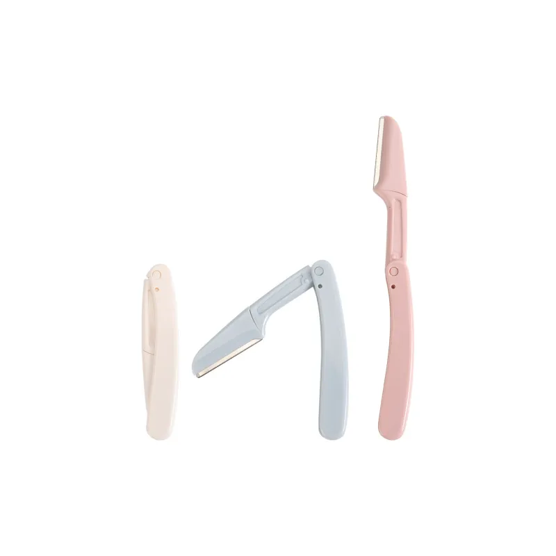 YUELEJI Micro Eyebrow Razor Foldable Safe Portable Shaver For Women's Beginner Anti-Skin Rash Beginner's Brow Trimmer-0