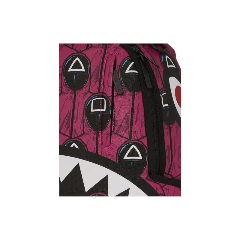 SPRAYGROUND Artificial Leather Backpack Unisex Pink-6