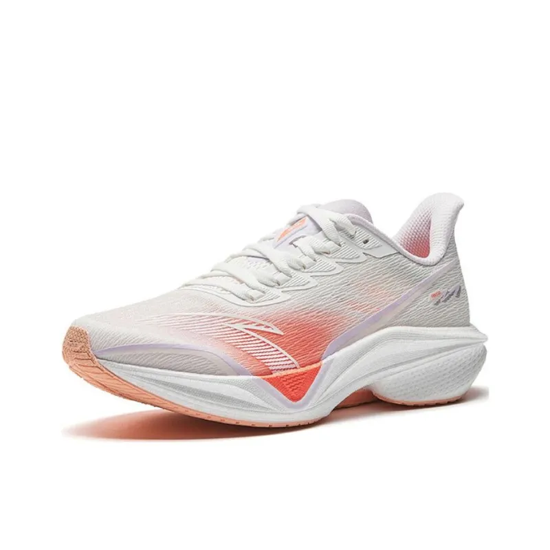 Anta Horsepower 5.0 Durable Breathable Lightweight Low-Top Casual Training Running Shoes Women's White Purple Red-1
