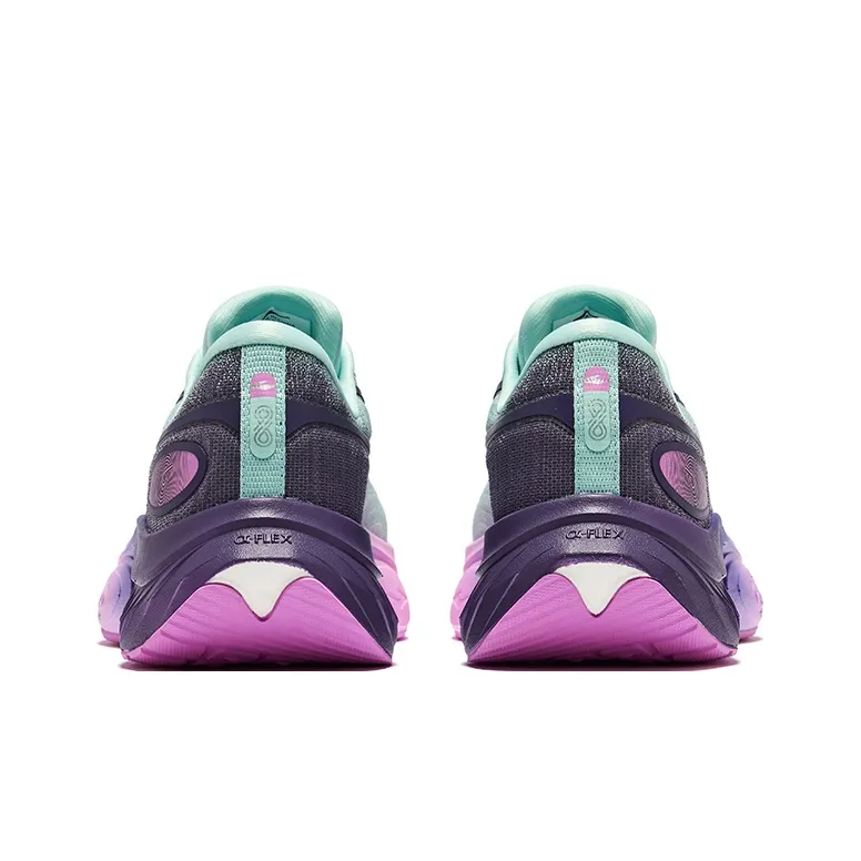 Erke Cushioning Low-Top Running Shoes Men's Azure Night Purple-3