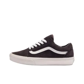 Vans Old Skool Anti Slip Wear Resistant Low Top Skateboard Shoes Unisex Dark Brown