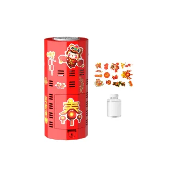 KEBY Creative Smoke Flower Crackers Bubble Machines