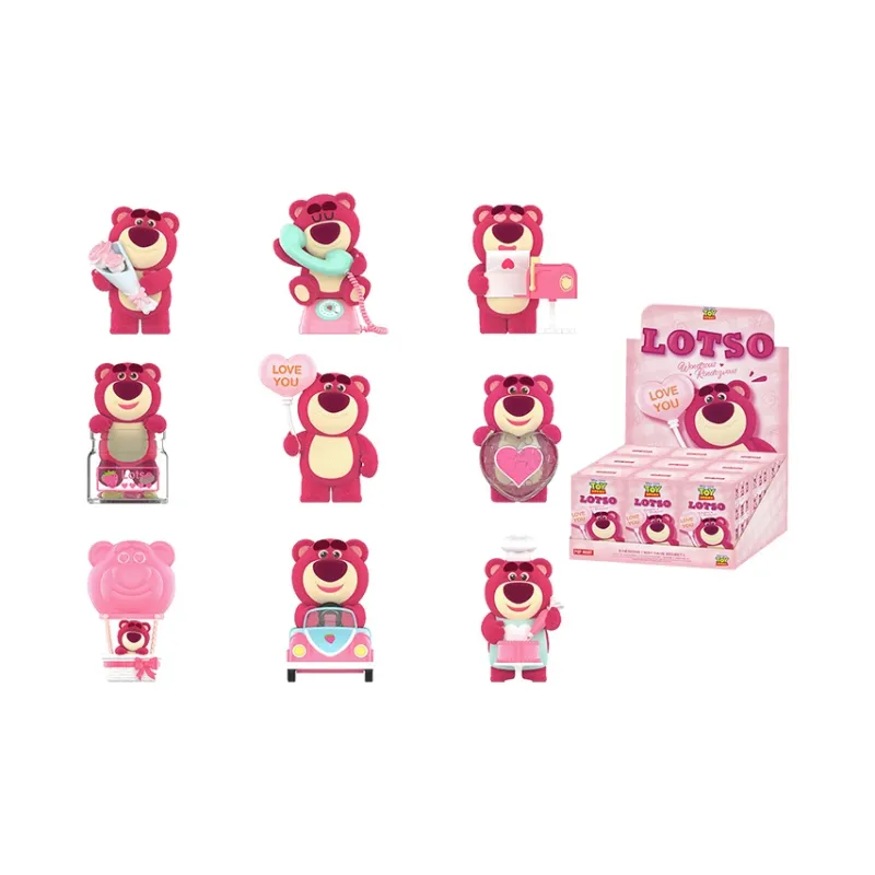 POP MART Pixar Lotso Marvelous Date Collection Blind Box Products Single Blind Box/whole Box 9 Pcs-0