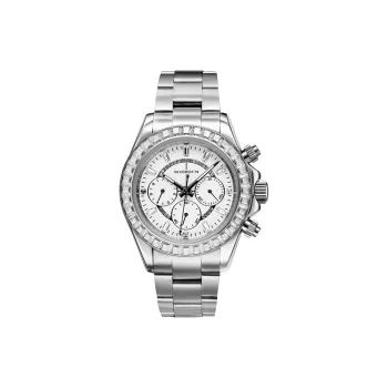 ROERDUM Mechanical Movement Steel Strap Watch Men's Watches White Dial