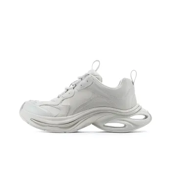 GG CC Flame Anti Slip Wear Resistant Low Top Casual Chunky Sneakers Women's Light Gray