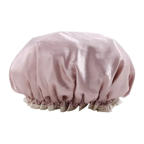 YUELEJI Women's Water-Resistant Bathing Cap With Double-Layer Thickened Hair Mask For Home Use