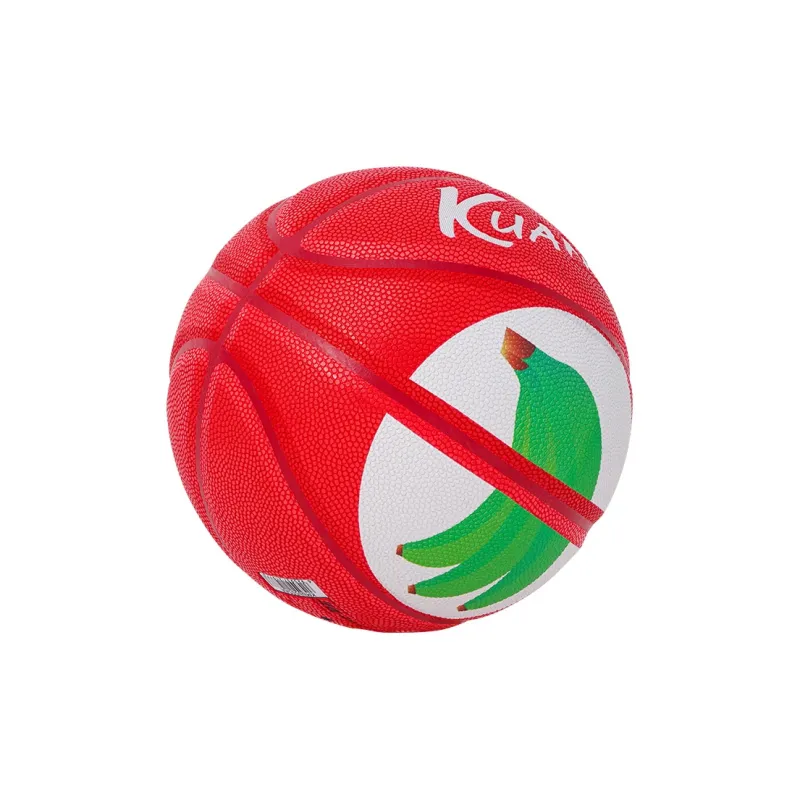 Kuangmi KMbb555 PU Basketball Red Green Size 7 Training Unisex-8