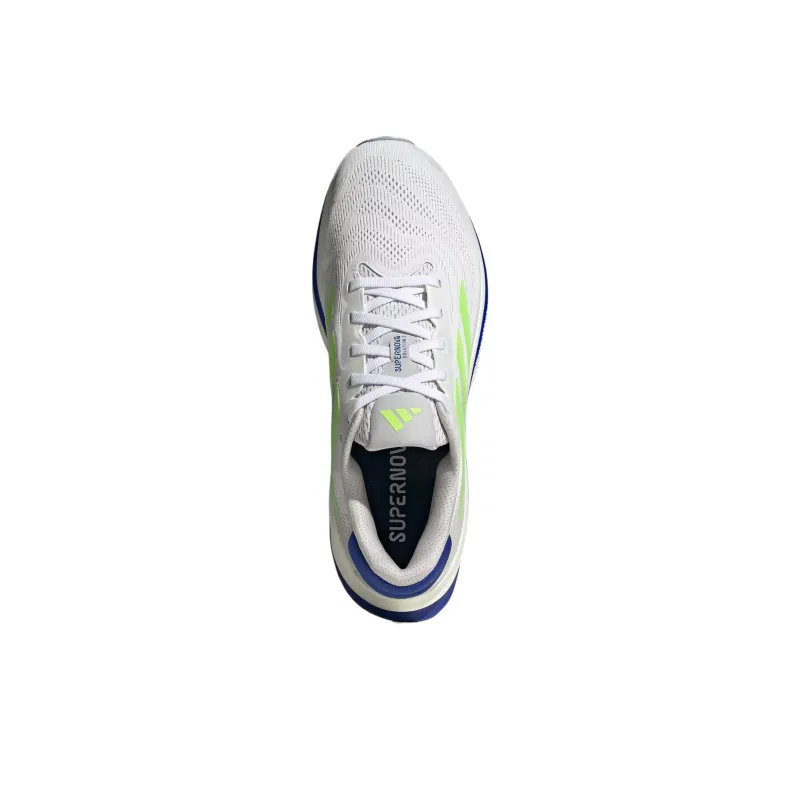 Adidas SUPERNOVA SOLUTION 2 Slip Resistant Low Top Running Shoes Men's Cloud White-3