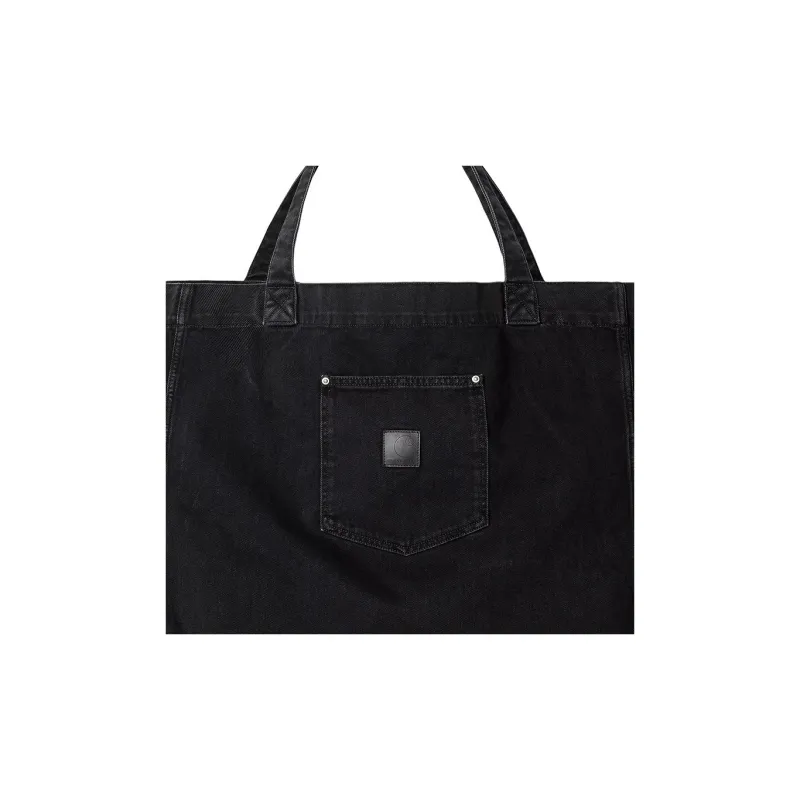 Carhartt WIP Cotton Tote Bag Shopping Bag Handbag Unisex Black-4