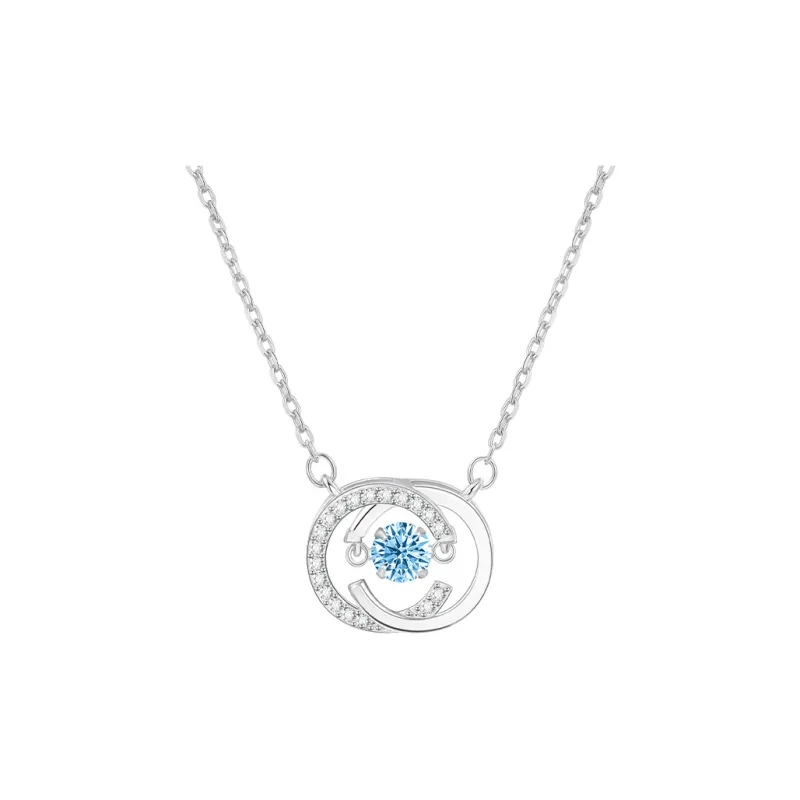 SINO GEM 925 Sterling Silver Necklaces Women's-0