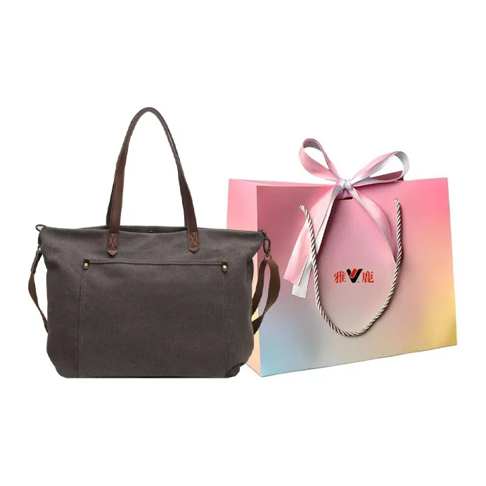 Yalu Canvas Bag, Tote Bag, Shoulder Bag Regular Women's Multicolor-7